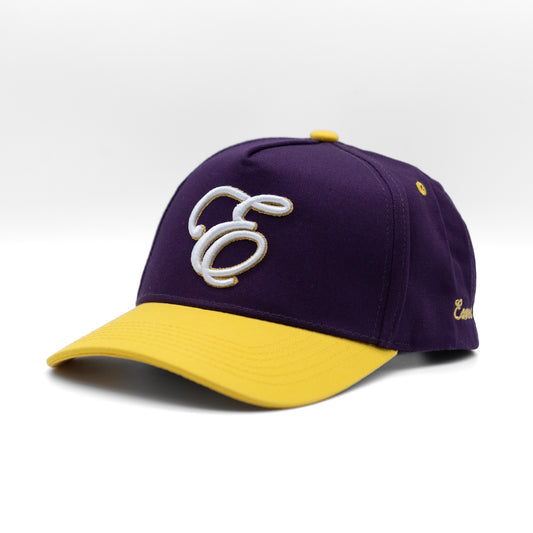 Purple and Yellow w/ Gold Outline